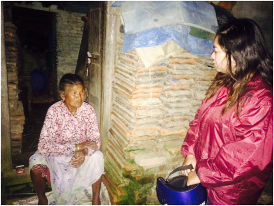Assessing the needs of elderly earthquake victims