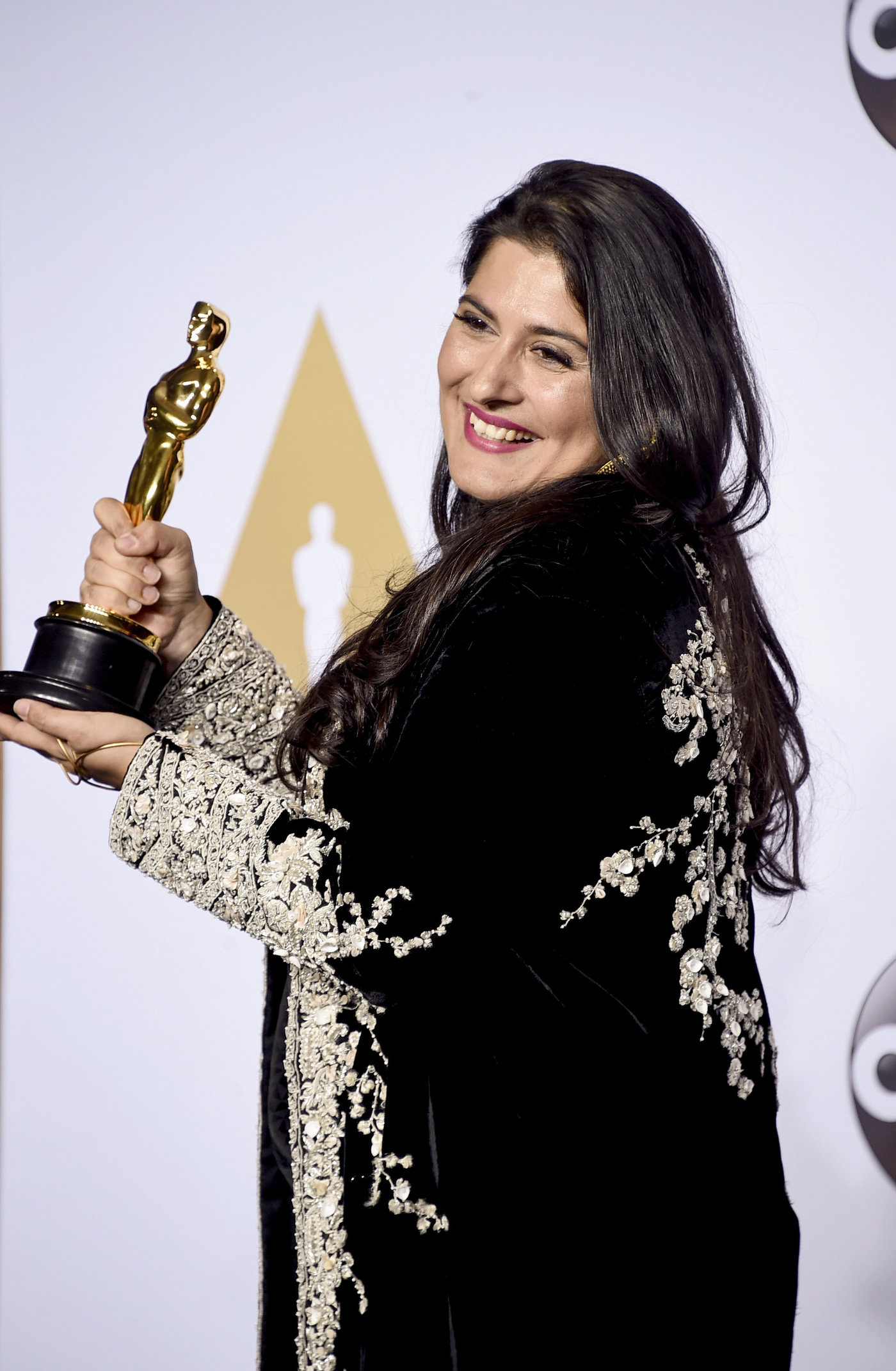 Sharmeen Obaid-Chinoy won the Oscar for best documentary short subject for A Girl in the River: The Price of Forgiveness.